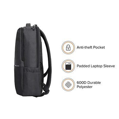 business laptop backpack grey HERO: Expandable 15.6" for Travel built by pros for professionals on the move Grey Laptop Bags, Backpacks and