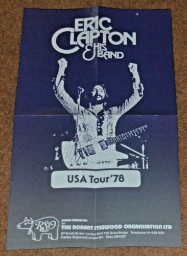 Eric Clapton US Tour poster 1978  - Imagen 1 de 1