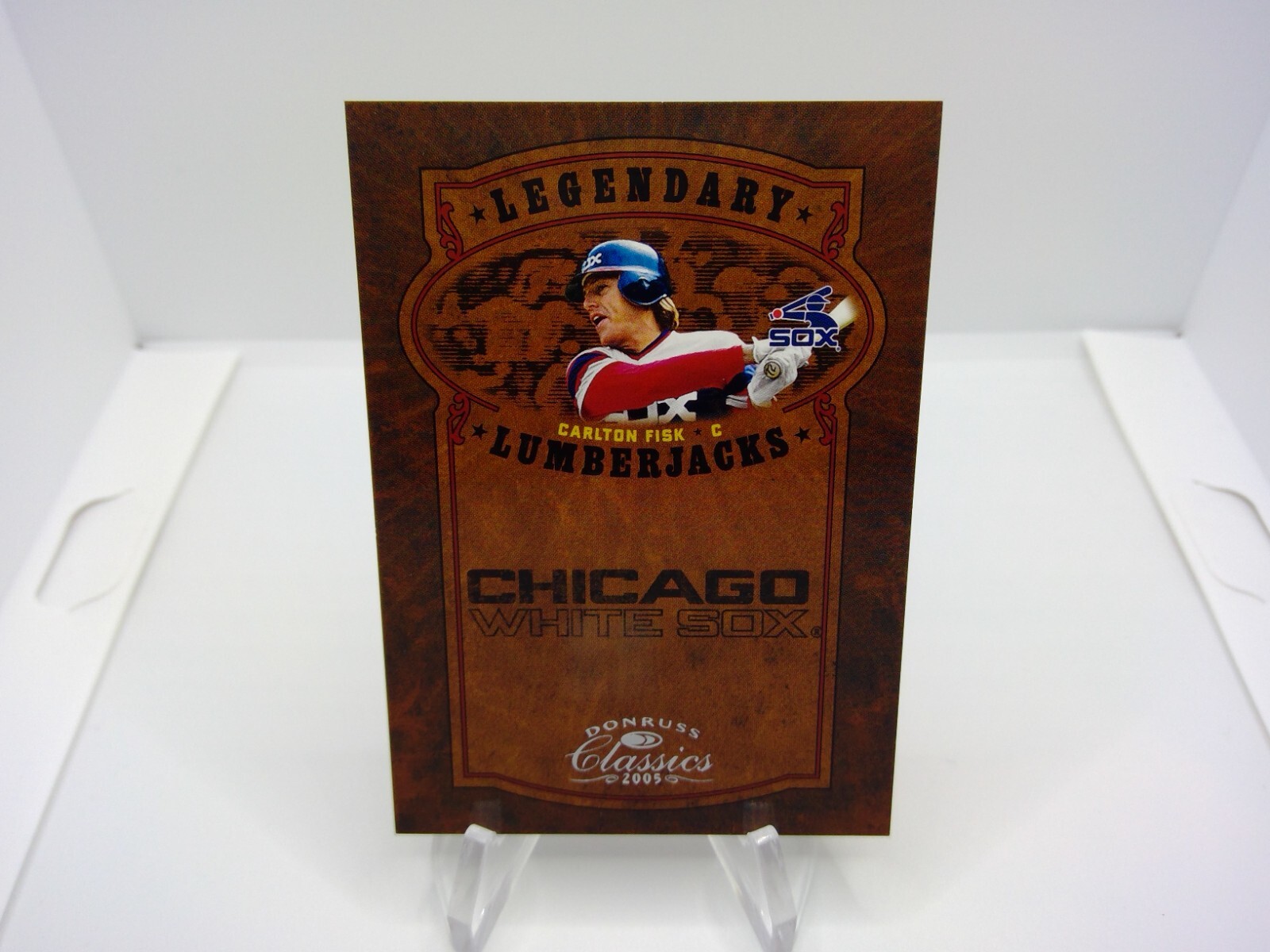 2005 Donruss Classics Carlton Fisk Legendary Lumberjacks /400 #LP-8