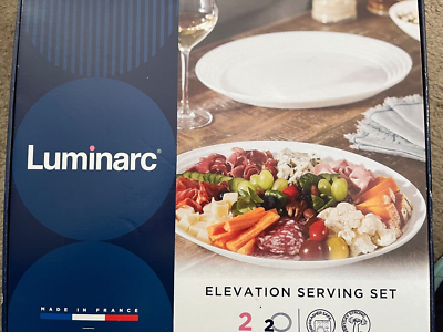 Piece Luminarc Serving Plates The Elevation Serving