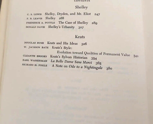 English Romantic Poets: Essays in Criticism ed. by M. H. Abrams (1963, PB) VTG - Picture 7 of 9