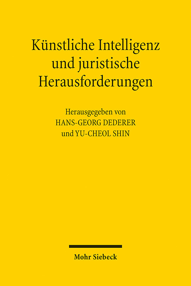 Thumbnail - Hans-georg Dederer; Yu-cheol Shin / Künstliche Intelligenz Und