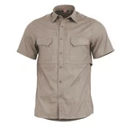 Pentagon Men's Short Sleeve Military Tactical Shirt Plato Oversizes Khaki