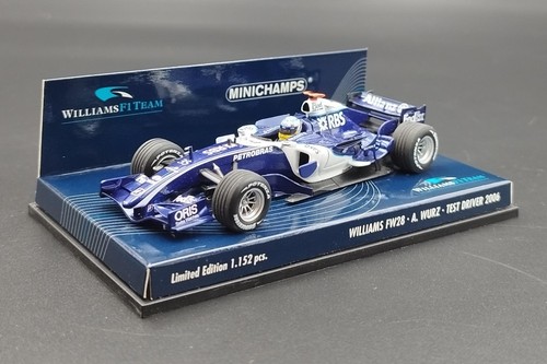 1:43 F1 Williams FW28 A Wurz Test Driver 2006 Minichamps - Foto 2 di 4