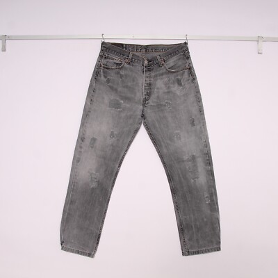 LEVI'S 501 Customized W34 L36 Usato Vintage Denim Jeans