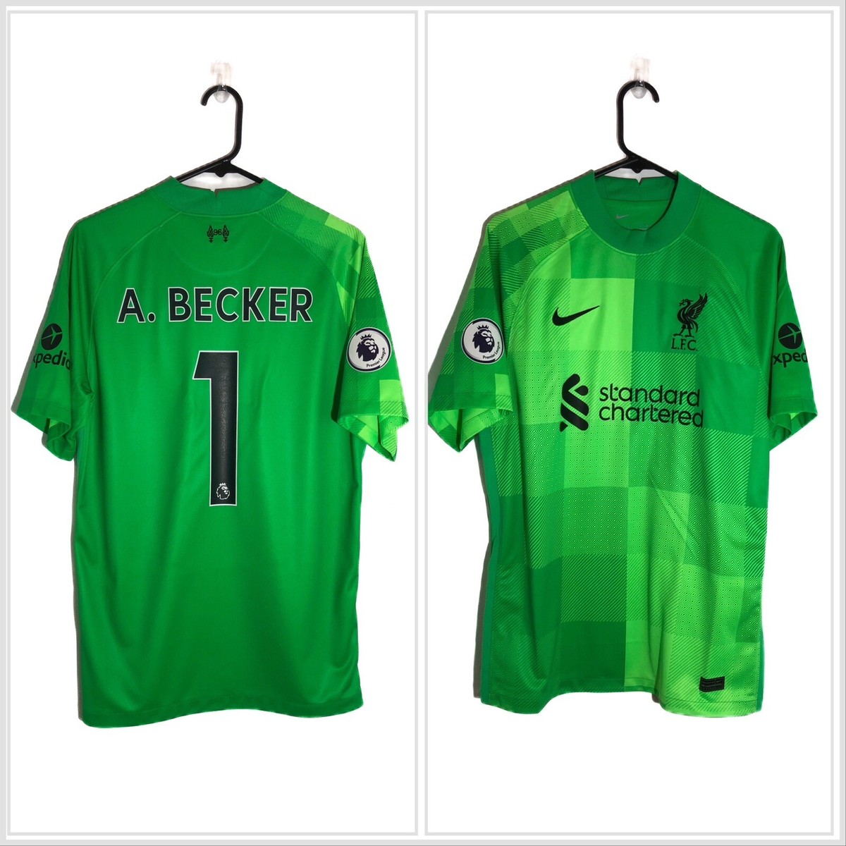 A Becker #1 Liverpool 2021/22 Medium Home Gk BNWT Db2559 330 | eBay UK