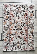 Anthropologie Handwoven Alva Rug 2x3 New