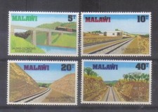 10378-Malawi complete set Scott 346-349 MNH ** trains