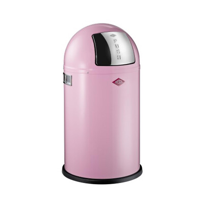 Wesco Mülleimer Pushboy Junior 22 Liter Abfallsammler Müllsammler Rosa