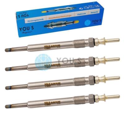 4 Piece You.S Original Glow Plugs for Opel Frontera B Omega B Sintra 2.0 2.2 Dti