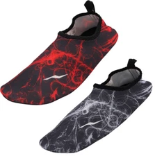 Norty Young Men Barefoot Water Skin Shoe Aqua Sock Beach Swim RUNS 1 SIZE SMALL