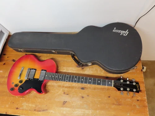 Vintage 1974 Gibson L6-S Cherry Ebony Fretboard OHSC Sounds and Plays Excellent!