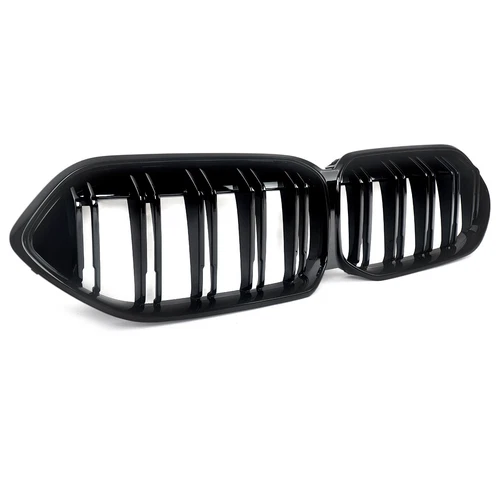 Parachoques delantero de doble listón rejilla para BMW Serie 2 F44 2020-2022 negro brillante - Imagen 8 de 13