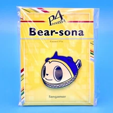 Persona 4 Golden Teddie Kuma Bear-Sona Pin 1.5" Official Enamel Figure PS Vita