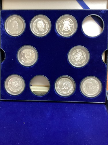 UNICEF “International Year of the Child” 18 Silver Coins- Includes RARE China - Picture 5 of 17