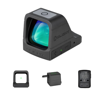 【新品未使用】Olight Osight red dot 3moa BLK Olight Osight 3 MOA Rechargeable Red Dot Open Reflex Sight