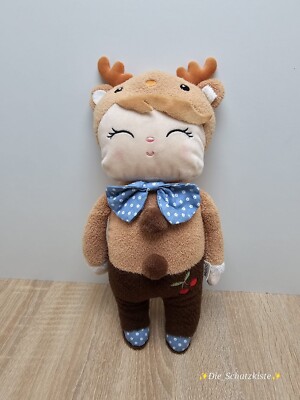Metoo Angela- Hirsch   Püppchen Stoffpuppe Rentier  ca 33 cm