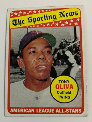 1969 Tony Oliva # 427 Sporting News All Star Minnesota Twins Topps