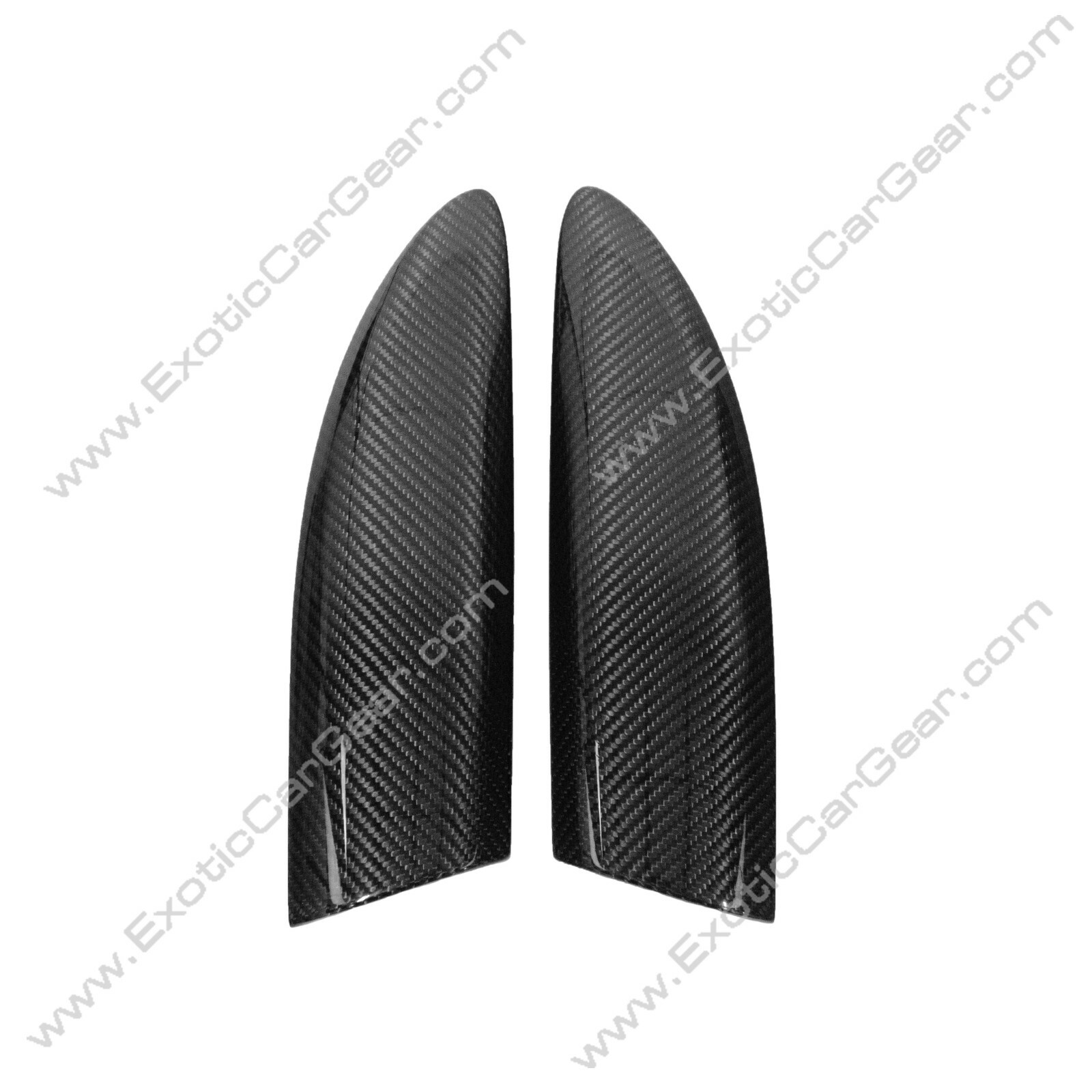 McLaren 540C/570S Carbon Fiber Right and Left Quarter, Top intake Panel Scoops