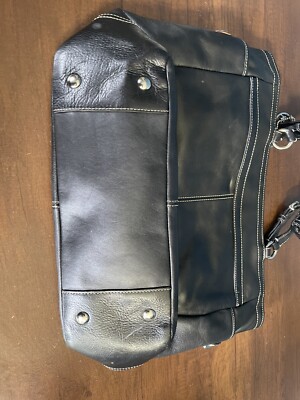 COACH Gallery City Ashley Zip Tote Purse Shoulder Bag F14678 Black