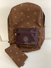 LOUNGEFLY x HARRY POTTER HOGWARTS HOUSES BACKPACK NYLON PRINT DETAILS