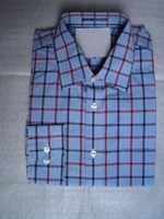 Mens 100% Cotton Luxury Shirt: Red/white/blue Check Strictly Famous Store Mens 100% Cotton Luxury Shirt: Red/white/blue Check Strictly Famous Store