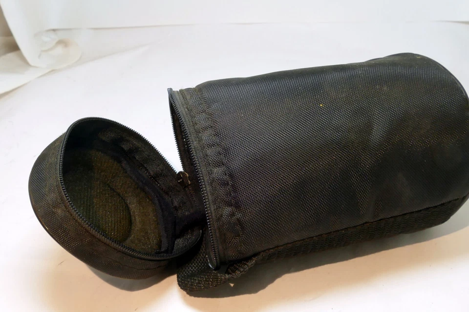 Funda protectora de lente suave para 105 mm f2,8 (se adapta a 55-200 mm 55-250 mm) 3X6" con correa Foto 2 de 4