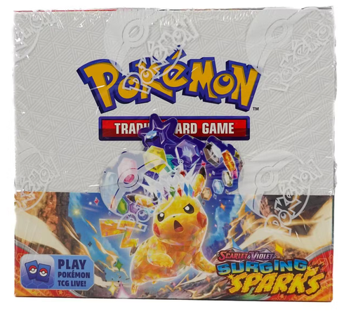 Pokemon Scarlet & Violet: Surging Sparks Booster Box 36 packs per box, 10 cards
