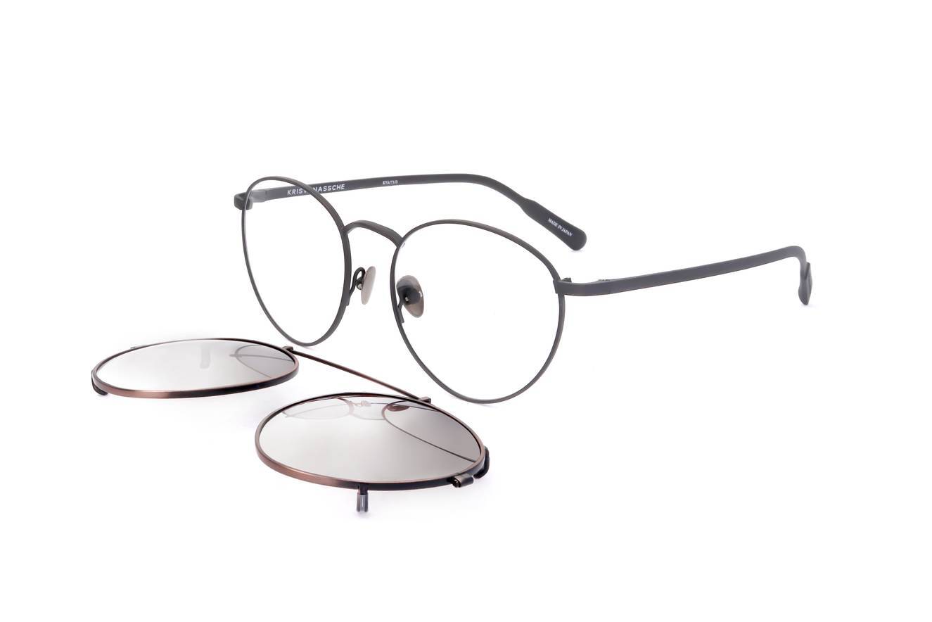 Occhiali da Sole Kris Van Assche by Linda Farrow KVA71  GREY 52/17/ Uomo