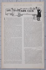 1901 Druck Artikel Book Club JOHN LEYLAND