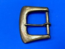Simple Replacement Brass Tone Wide Replacement Vintage Belt Buckle