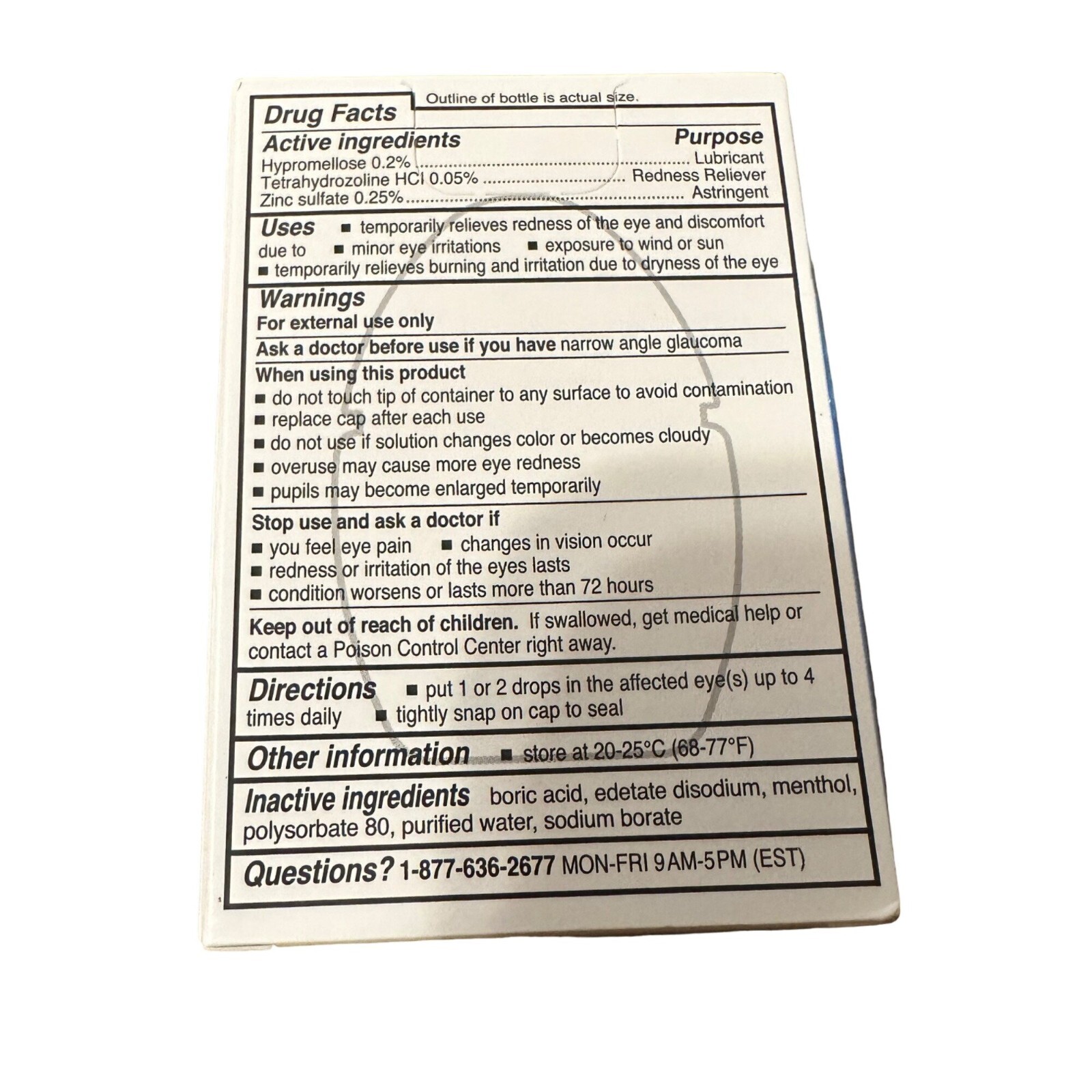 Rohto Cooling Eye Drops All-in-One Lubricant, Redness Reliever, Astringent Drops
