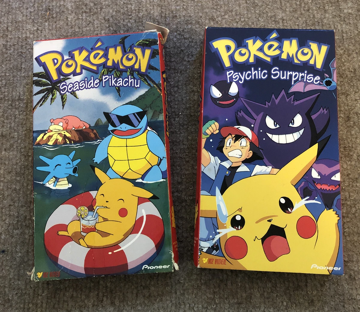 POKEMON LOT OF VHS VINTAGE RARE HTF GREAT COND VARIOUS TITLES PIKACHU