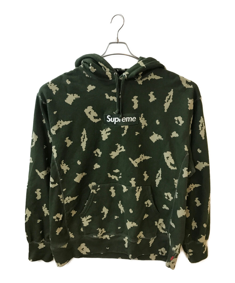 SUPREME BOX LOGO HOODED SWEATSHIRT Size: XL Green (camo SUPREME BOX LOGO HOODED SWEATSHIRT Size: XL Green (camo