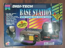 VTG Digi-Tech Base Station Transistor Walkie Talkie Toy w Original Packaging