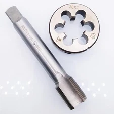 US Stock HSS M20 x 1mm Tap & M20 x 1.0mm Die Metric Thread Right Hand