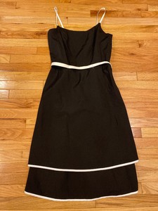 white house black market tuxedo dress