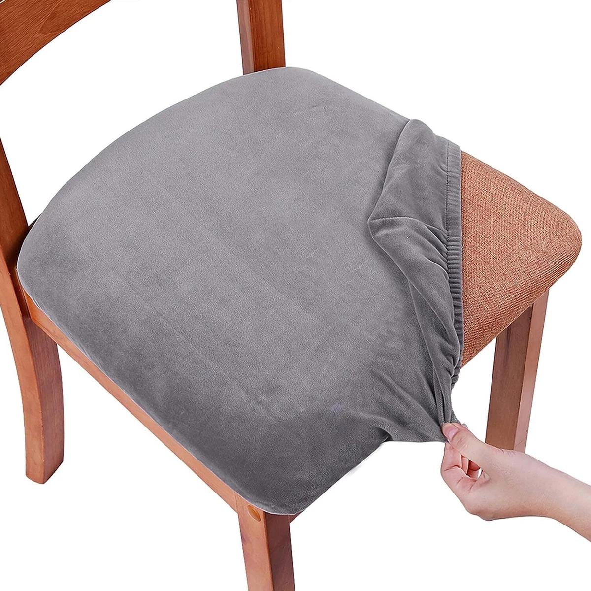 Dining chair seat covers 2024 set of 4