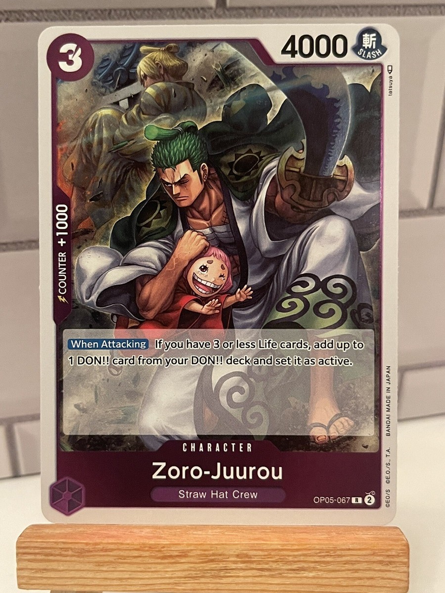 One Piece Card Game - Zoro-Juurou OP05-067 R Awakening of the New