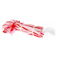 Duvo+ Katzenspielzeug Wooly RöHre Mit Feder Rot/Weiß 26X10X5 Cm