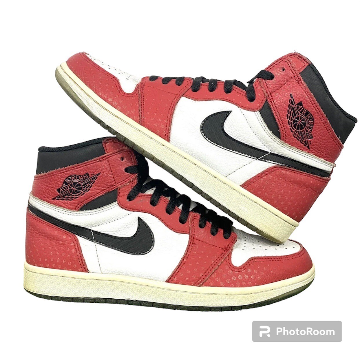 Air Jordan 1 Retro OG Origin Story Spiderman Mens Shoes Size 10 555088 602