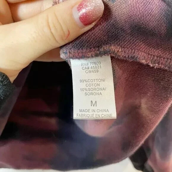 Chaser Mika Pullover Sudadera Mujer M Morado Berry Manga Larga Cuello Redondo Foto 4 de 4