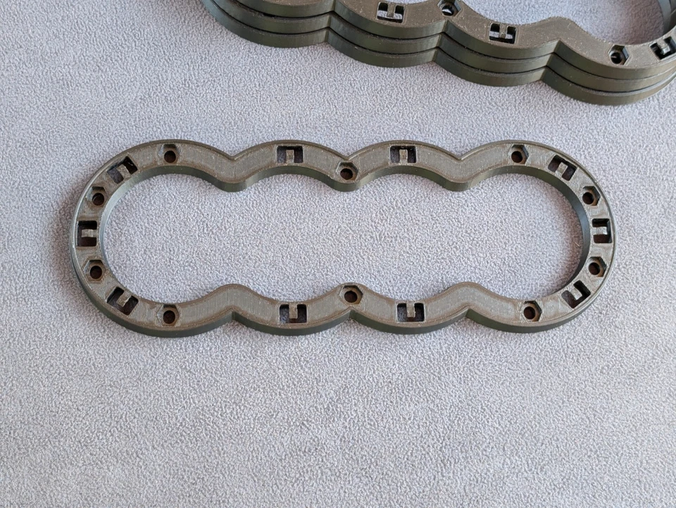 For Audi 285mm Front Honeycomb Grill Mount Badge/Logo/Emblem/Grille/Holder - Image 2 of 4