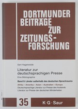 Literatur zur deutschsprachigen Presse. Eine ...
