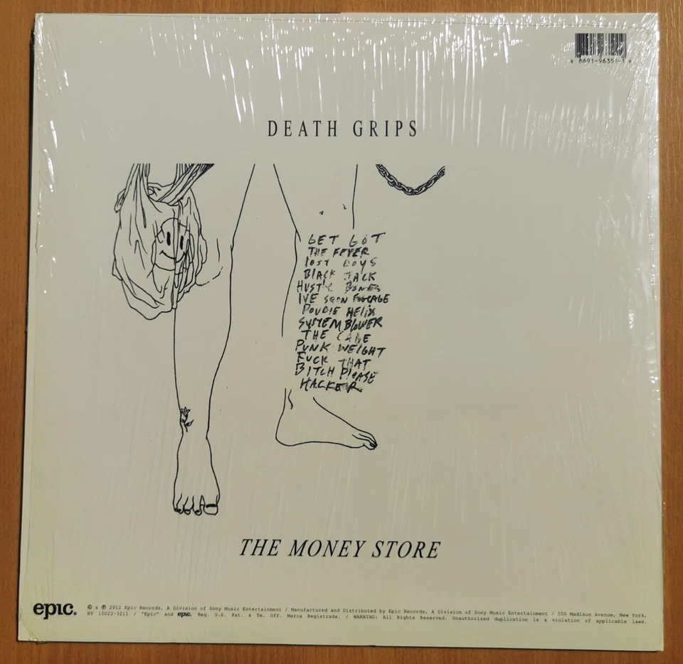 DEATH GRIPS LP The Money Store USA 2012 Pressing with Insert , Inner + Downloads - Image 2 of 4