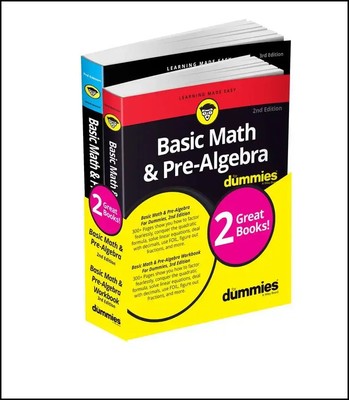 Basic Math & Pre-Algebra for Dummies Book + Workbook Bundle | Mark Zegarelli