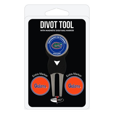 Team Golf NCAA Florida Gators Divot Tool Pack With 3 Golf Ball Markers Divot
