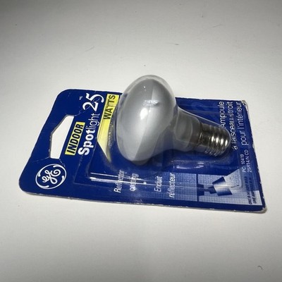 Indoor Spot Light Bulb GE Soft White 25 watt R-14 For Track Recessed Fixture