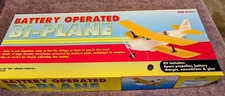 BATTERY OPERATED BI-PLANE + STARFIRE GLIDER, NOS