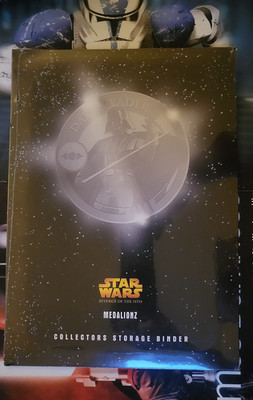 2005 Karten inkl. STAR WARS RACHE DER SITH VERSIEGELTE MEDALLIONZ AUFBEWAHRUNGSMAPPE